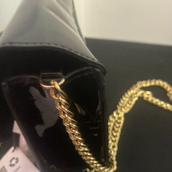 Jimmy Choo Black Vinyl Parfums crossbody handbag - Picture 3 of 6